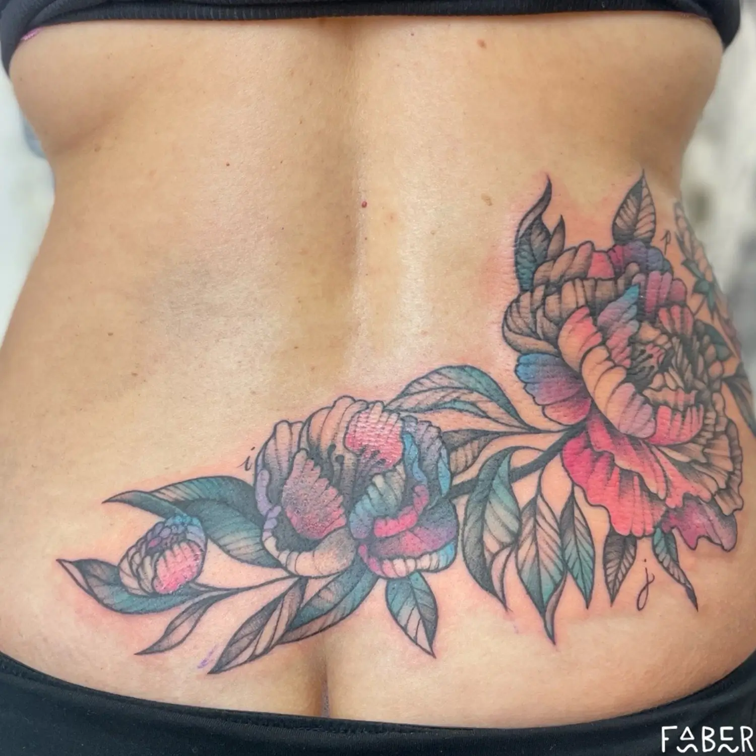 Recouvrement tatouage - avant