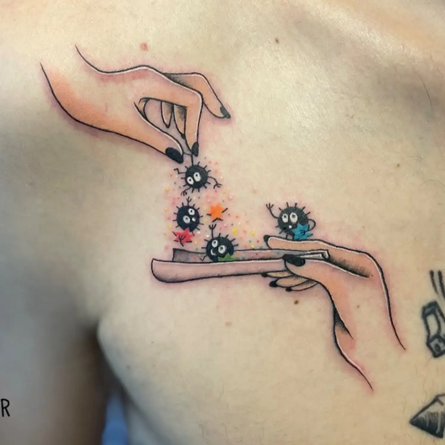 Noiraudes en tatouage