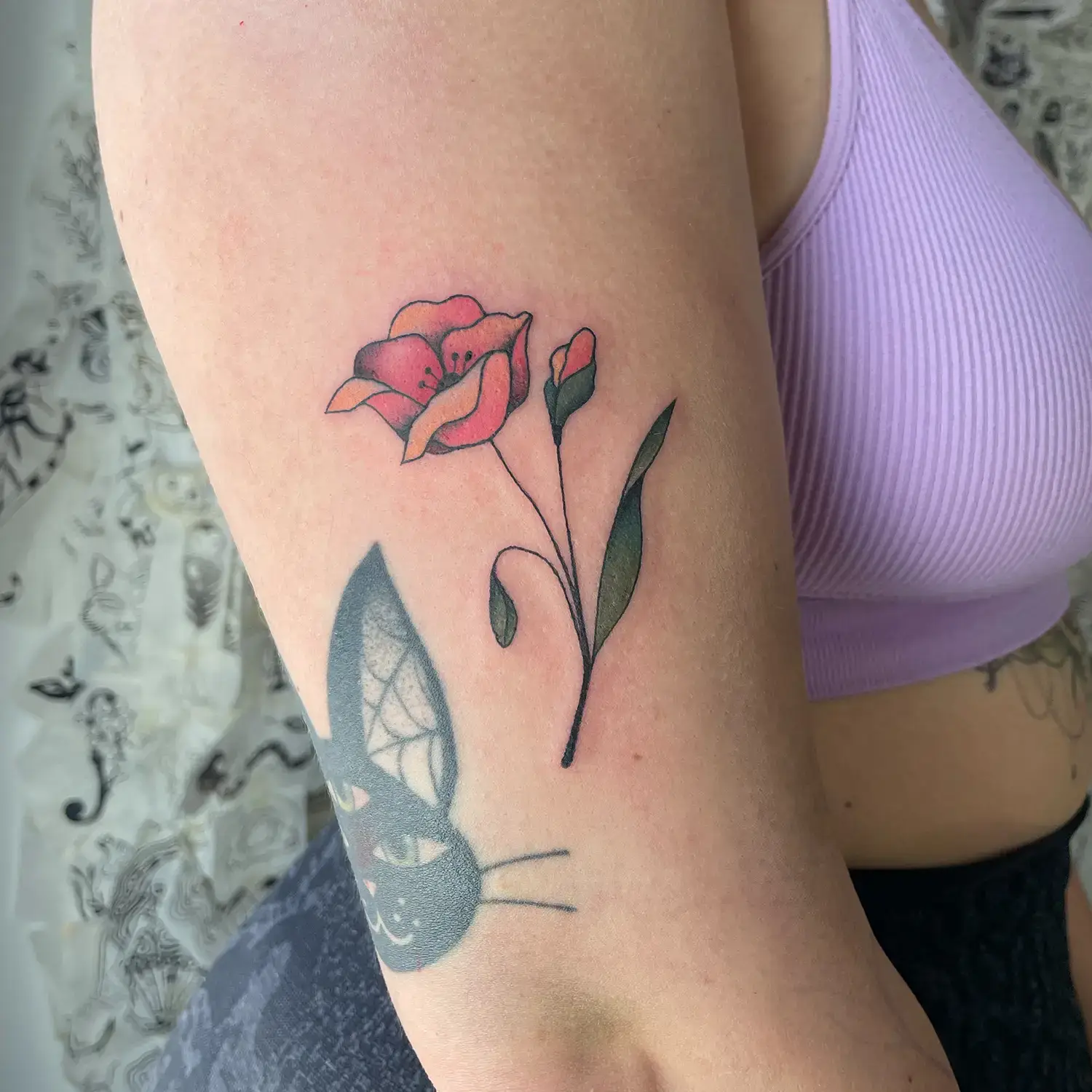 Coquelicot en tatouage